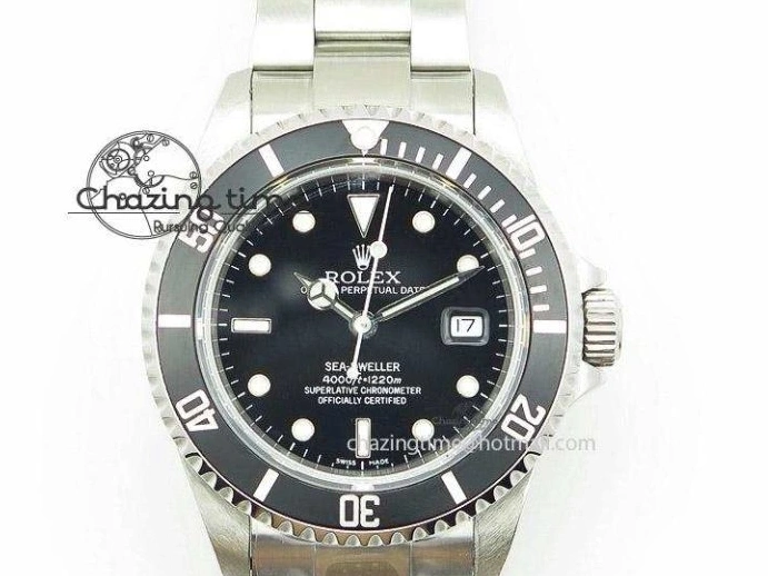 0225 ZeroBulk SUBMARINER DIW SANDBLASTED VSF 1:1 BEST EDITION ORANGE CERAMIC BEZEL ORANGE BLACK DIAL ON SS BRACELET VS 1765